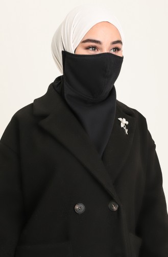 Kaşe Boyunluklu Maske 228812-02 Lacivert