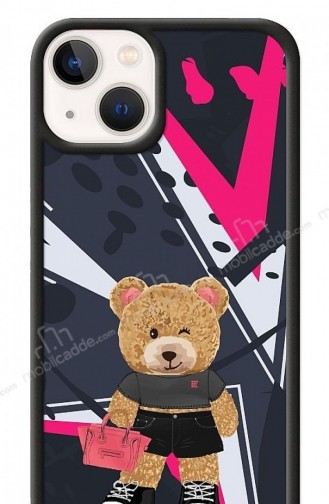 Dafoni Art İphone 13 Rock And Roll Teddy Bear Kılıf