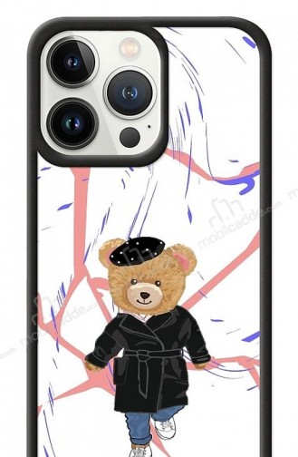 Dafoni Art İphone 13 Pro Max Dafoni Art Casual Teddy Bear Kılıf