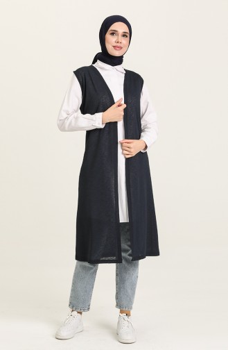 Navy Blue Gilet 8429-01