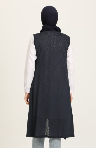 Navy Blue Gilet 8429-01