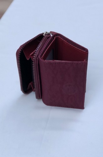 محفظة نقود أحمر كلاريت 1430-04