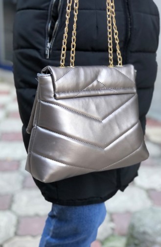 Silver Gray Shoulder Bags 1548-01
