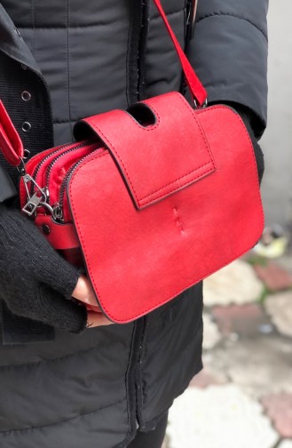 Red Shoulder Bags 1542-03