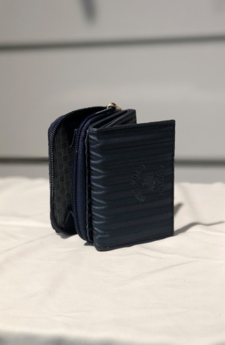 Navy Blue Wallet 1556-06
