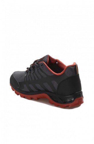 Hakiki Deri Unisex Outdoor Bot 117Sxa5550 Gri Turuncu