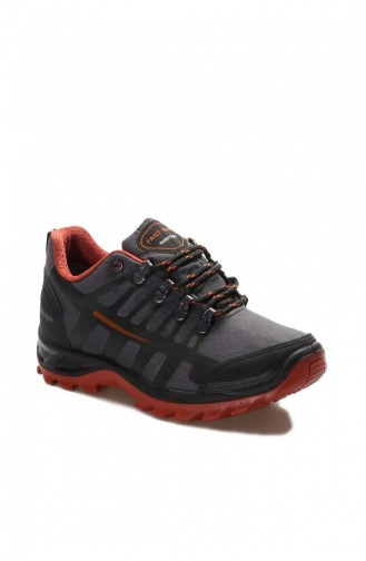 Hakiki Deri Unisex Outdoor Bot 117Sxa5550 Gri Turuncu
