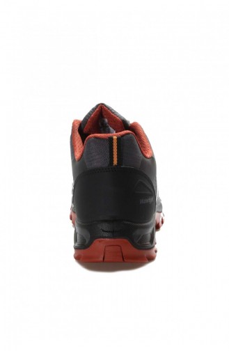 Hakiki Deri Unisex Outdoor Bot 117Sxa5550 Gri Turuncu