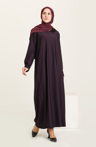 Robe Hijab Pourpre 8149-04