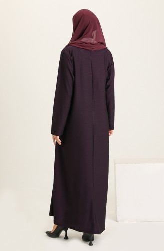 Robe Hijab Pourpre 8149-04