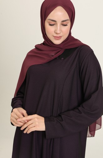 Purple Hijab Dress 8149-04