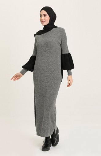 Gray İslamitische Jurk 8291-01