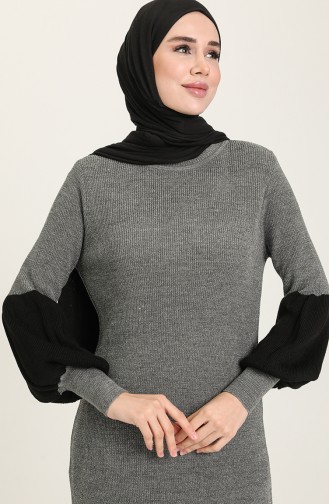 Gray İslamitische Jurk 8291-01