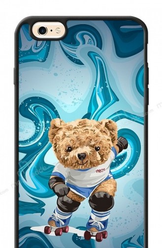 Dafoni Art İphone 6 6S Skating Teddy Bear Kılıf