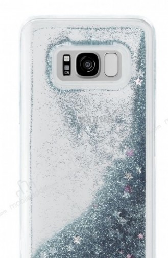 Samsung Galaxy S8 Plus Sulu Silver Rubber Kılıf