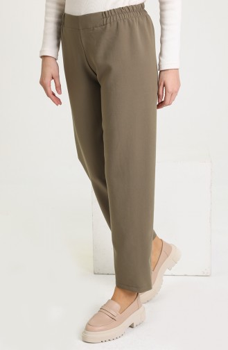 Pantalon Vert khaki clair 1711-07