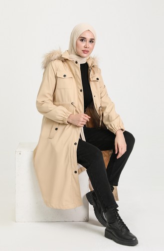 Beige Coat 4073-01