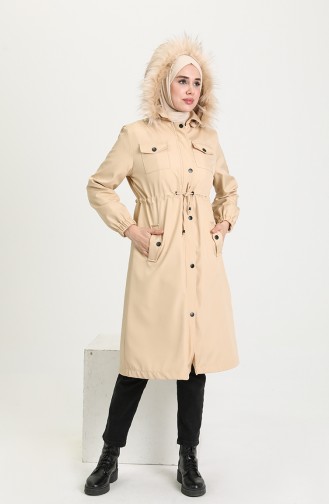 Beige Coat 4073-01