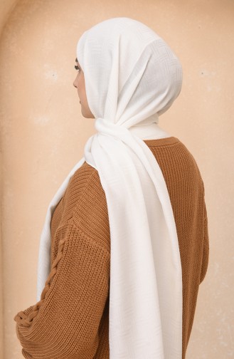 Off White Shawl 19077-13