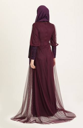 Habillé Hijab Plum 5346A-02