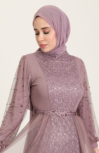 Habillé Hijab Lila 5632-02