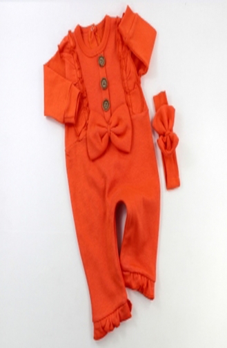 Orange Baby Overall 0004-07