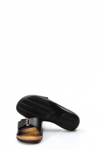 Black Summer Slippers 001ZAELISPOLY.Siyah