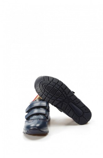 Navy Blue Children`s Shoes 006FA900.Lacivert Kırmızı