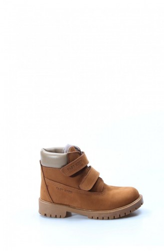 Tan Children`s Shoes 006KFA1001.Taba Nubuk