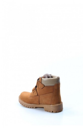 Tan Children`s Shoes 006KFA1001.Taba Nubuk