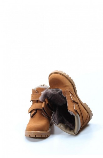 Tan Children`s Shoes 006KFA1001.Taba Nubuk