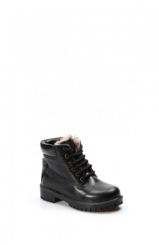 Black Children`s Shoes 006KFA1002.Siyah