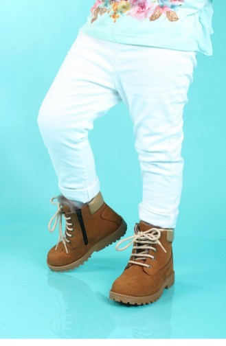 Tan Children`s Shoes 006KPA1002.Taba Nubuk
