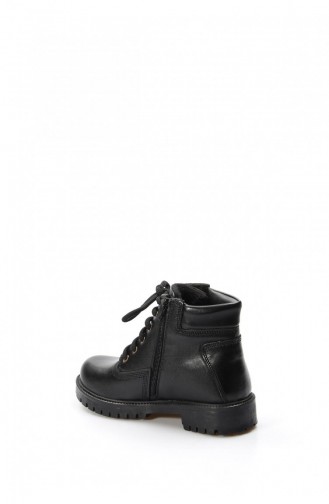 Black Children`s Shoes 006SFA1002.Siyah