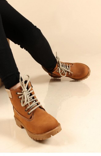 Tan Children`s Shoes 006SFA1002.Taba Nubuk
