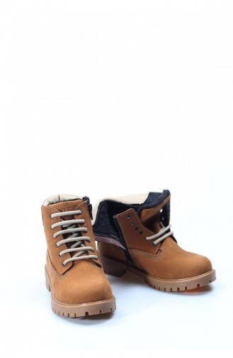 Tan Children`s Shoes 006SFA1002.Taba Nubuk