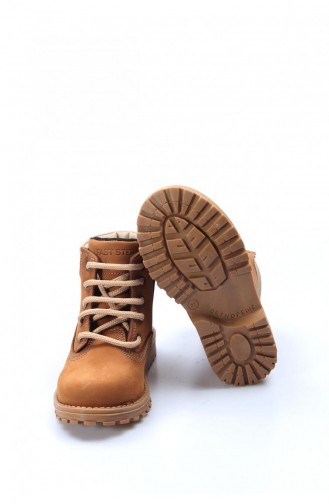 Tan Children`s Shoes 006SPA1002.Taba Nubuk