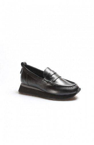 Schwarz Tägliche Schuhe 009ZA851.Siyah