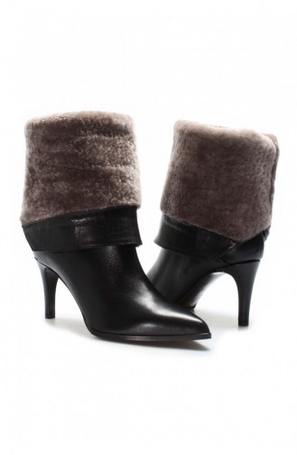 Black Boots 019KZA21-412.Siyah