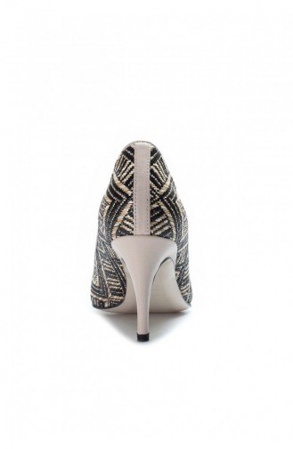 Mink High-Heel Shoes 019ZA21-514.Vizon Hasır
