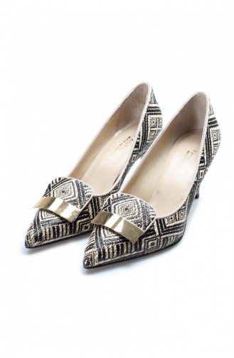 Mink High-Heel Shoes 019ZA21-514.Vizon Hasır