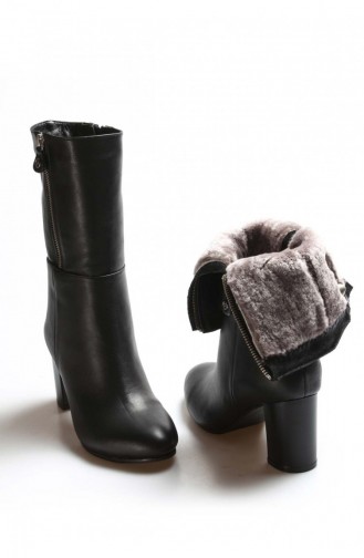Black Boots 064KZA531.Siyah