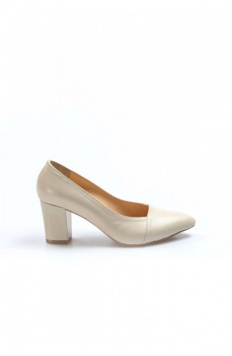 Beige High-Heel Shoes 064ZA795.Bej