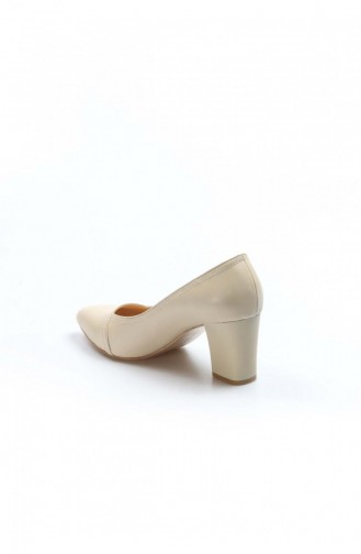Beige High-Heel Shoes 064ZA795.Bej