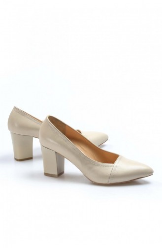 Beige High-Heel Shoes 064ZA795.Bej