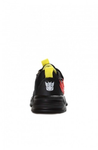 Red Children`s Shoes 615XCA023.Siyah Kırmızı Anorak