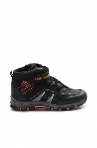 Black Children`s Shoes 619SXA109.Siyah