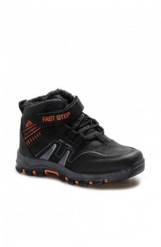 Black Children`s Shoes 619SXA109.Siyah