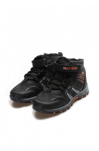 Black Children`s Shoes 619SXA109.Siyah