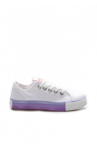 White Children`s Shoes 620FA0315.Beyaz